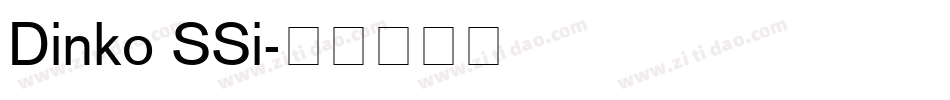 Dinko SSi字体转换